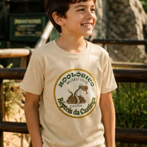 camiseta infantil areia