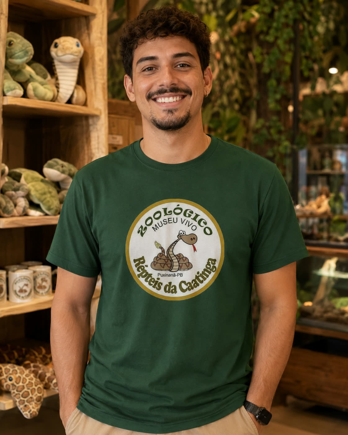 camiseta unissex verde